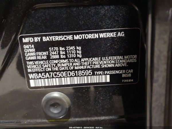2014 BMW 528I XDRIVE