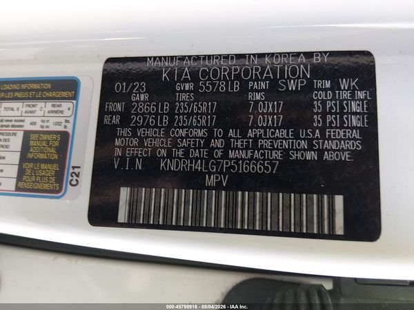 2023 KIA SORENTO HYBRID EX