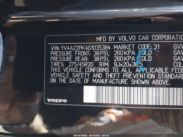 2016 VOLVO XC90 T6 MOMENTUM