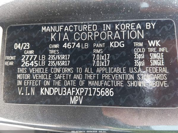 2023 KIA SPORTAGE LX