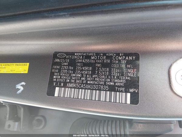 2019 HYUNDAI KONA IRON MAN