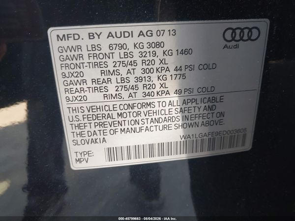 2014 AUDI Q7 3.0T PREMIUM
