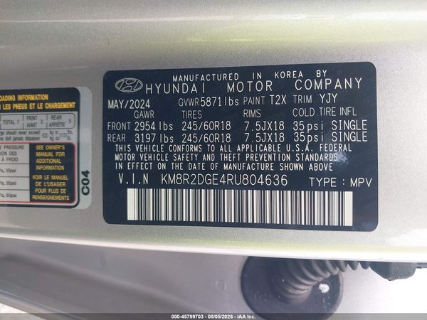 2024 HYUNDAI PALISADE SEL