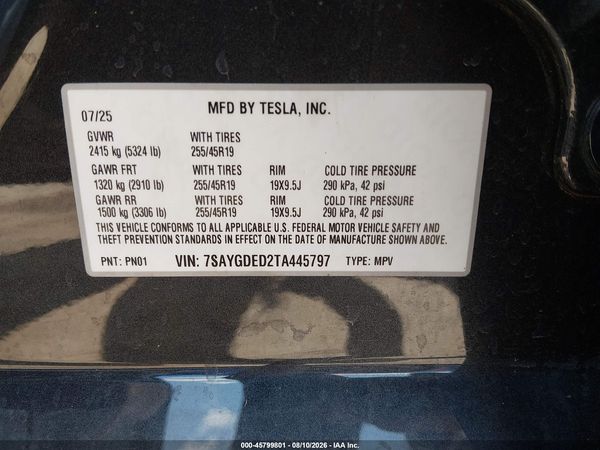 2026 TESLA MODEL Y