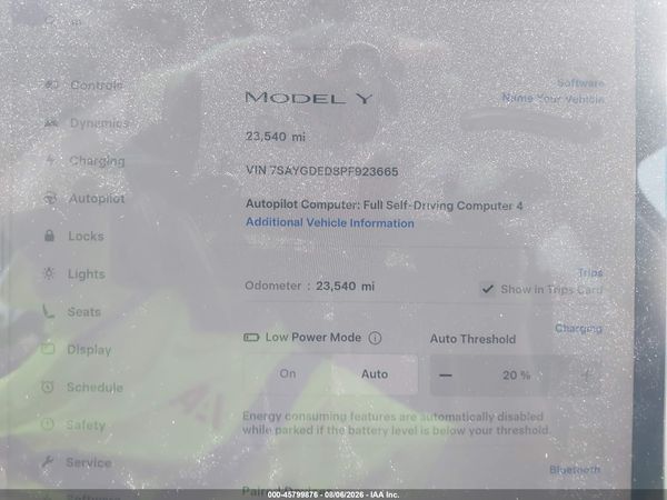 2023 TESLA MODEL Y RWD