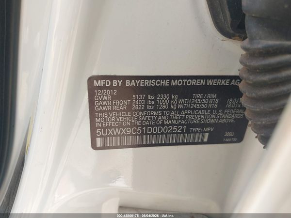 2013 BMW X3 XDRIVE28I