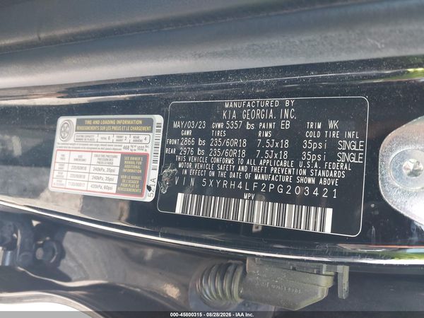 2023 KIA SORENTO EX — I9