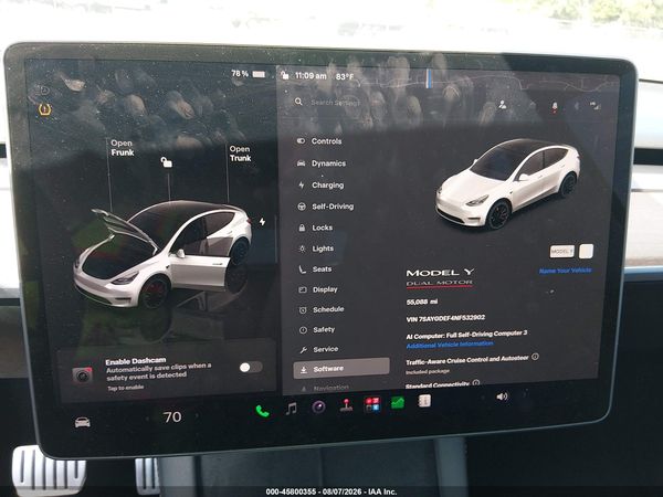 2022 TESLA MODEL Y