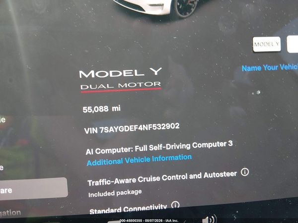2022 TESLA MODEL Y