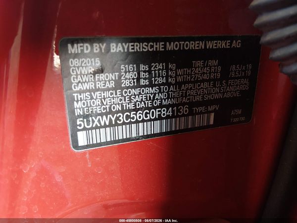 2016 BMW X3 XDRIVE28D