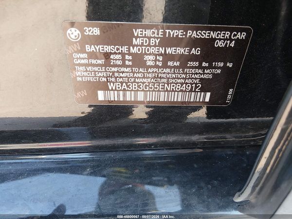 2014 BMW 328I XDRIVE