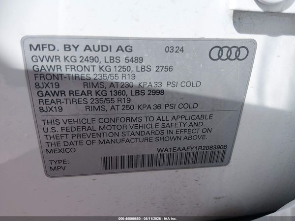 2024 AUDI Q5