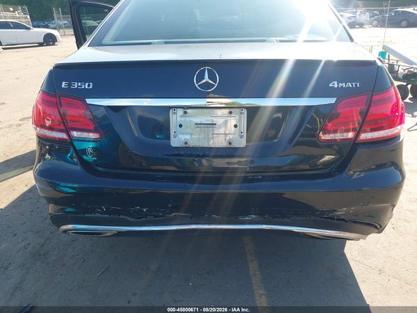 2016 MERCEDES-BENZ E 350 4MATIC