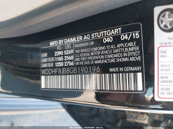 2016 MERCEDES-BENZ E 350 4MATIC