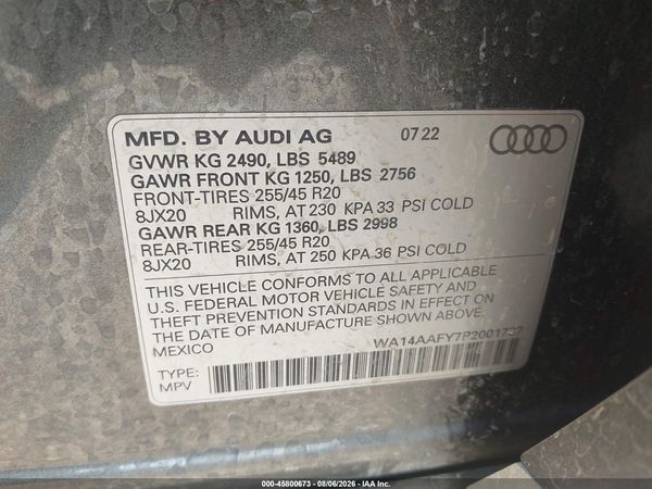 2023 AUDI Q5 SPORTBACK
