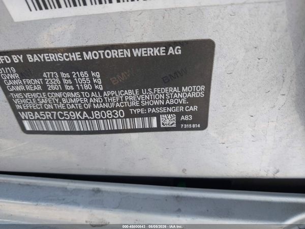 2019 BMW 330I XDRIVE