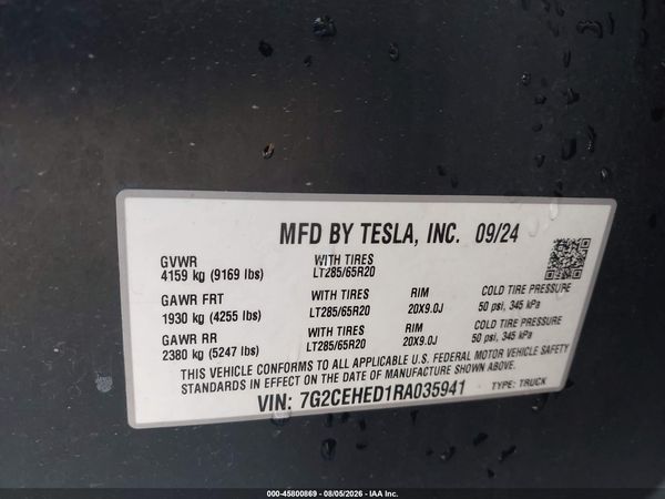2024 TESLA CYBERTRUCK
