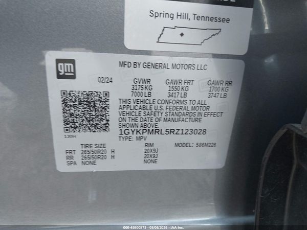 2024 CADILLAC LYRIQ TECH W/1SA