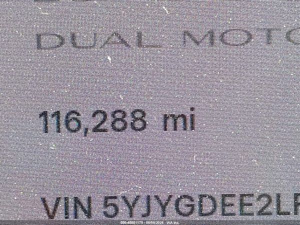 2020 TESLA MODEL Y