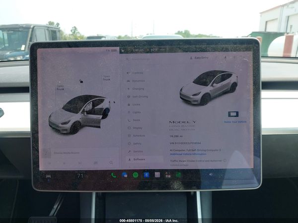 2020 TESLA MODEL Y
