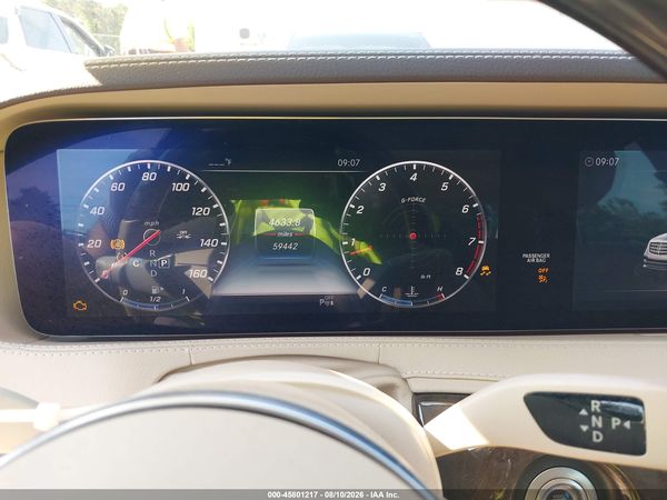 2019 MERCEDES-BENZ S 560 4MATIC