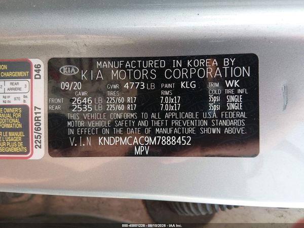 2021 KIA SPORTAGE LX