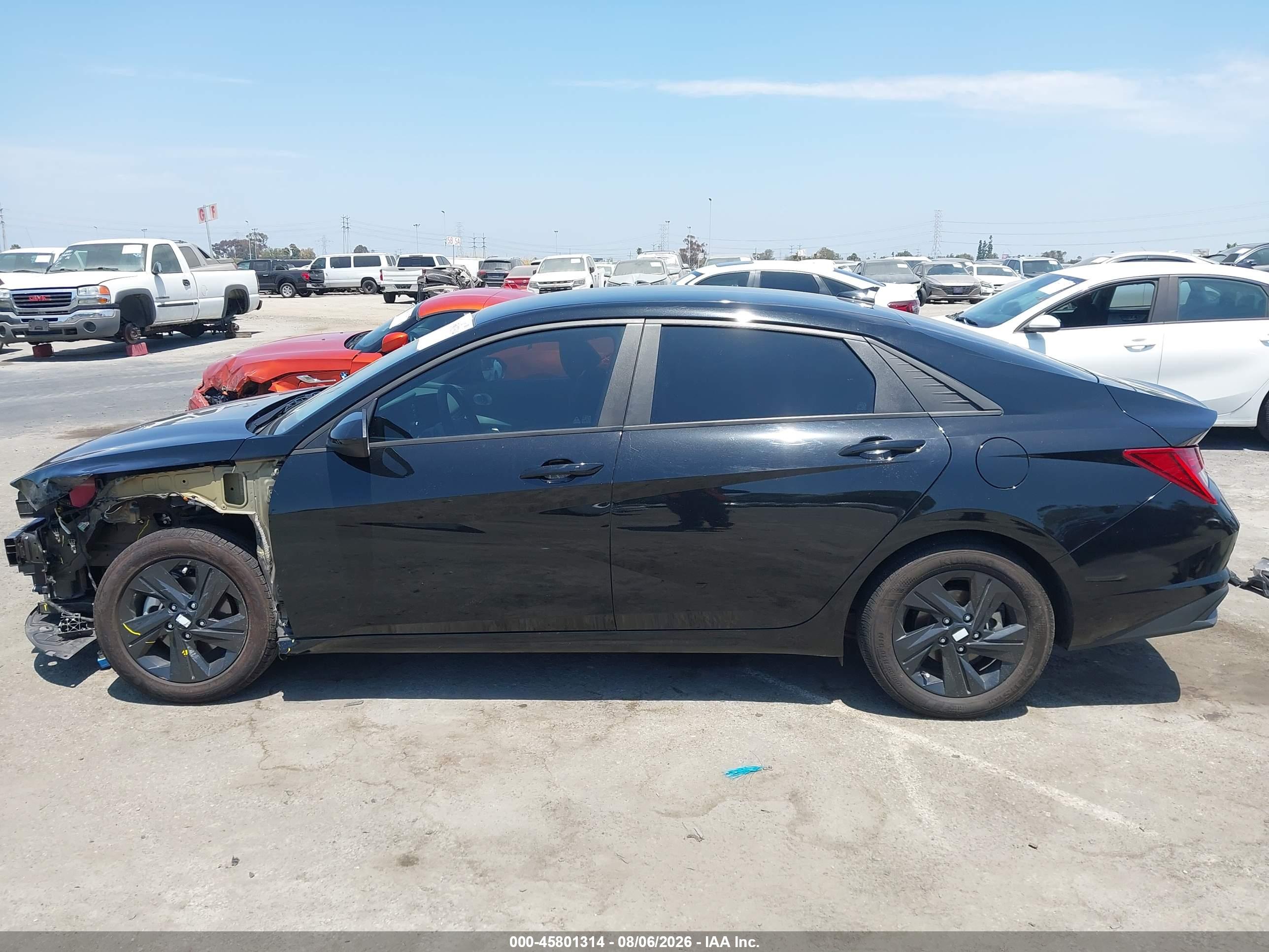 2023 HYUNDAI ELANTRA HYBRID BLUE