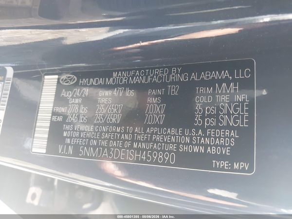 2025 HYUNDAI TUCSON SE