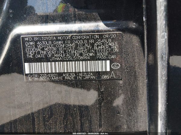 2020 LEXUS IS 300 300 Base