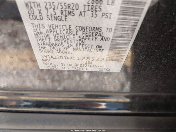 2024 NISSAN MURANO PLATINUM FWD — I9