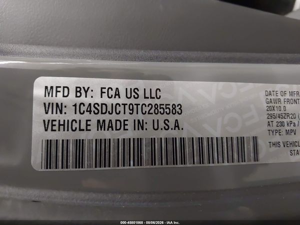 2026 DODGE DURANGO GT PREMIUM AWD HEMI V8