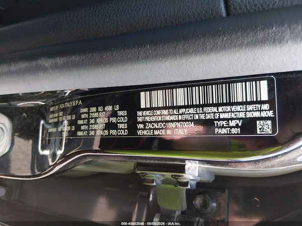 2022 JEEP RENEGADE TRAILHAWK 4X4