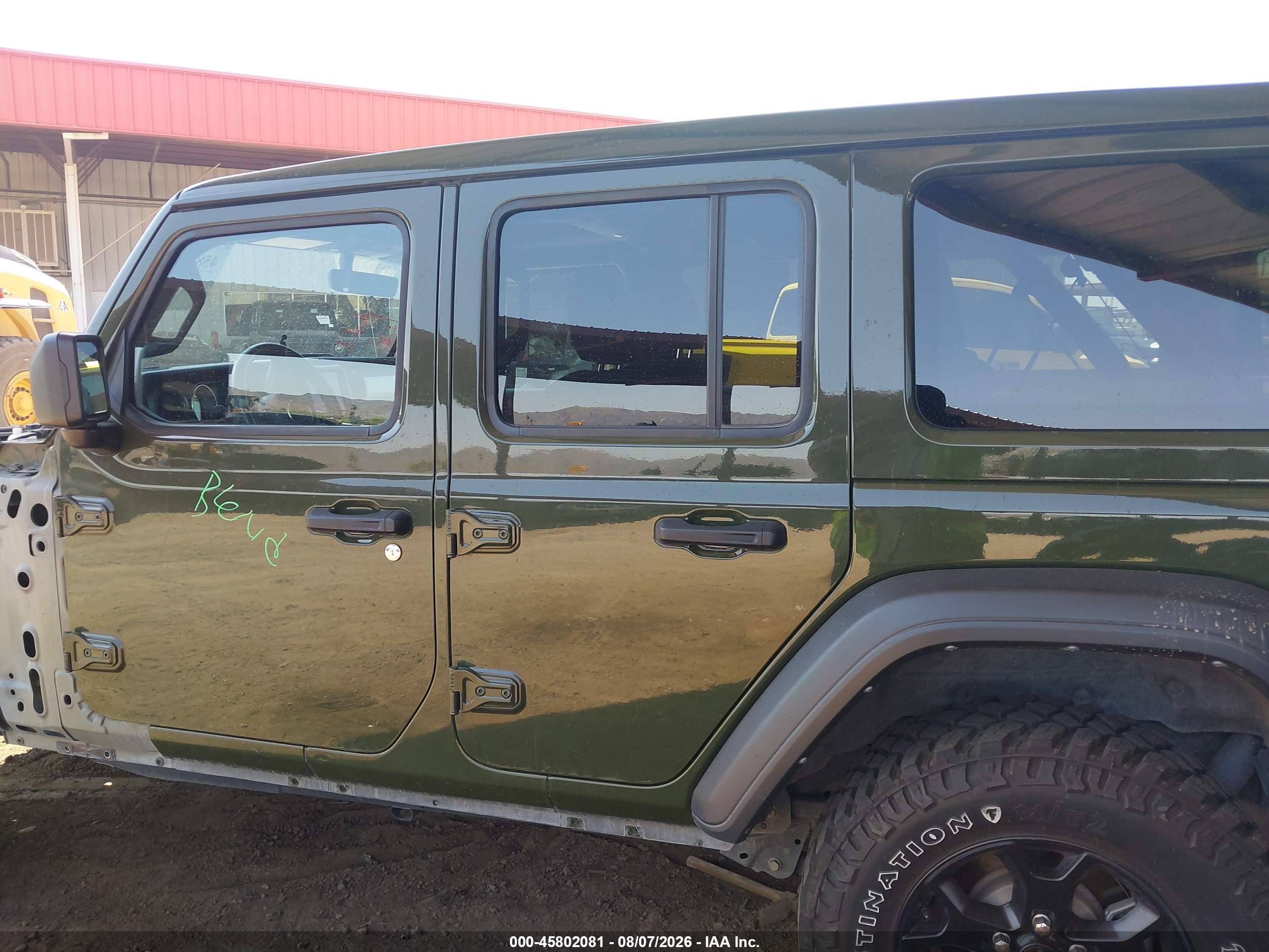 2021 JEEP WRANGLER UNLIMITED WILLYS 4X4