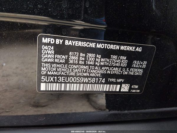 2025 BMW X5 SDRIVE40I