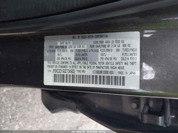 2016 MAZDA CX-5 GRAND TOURING