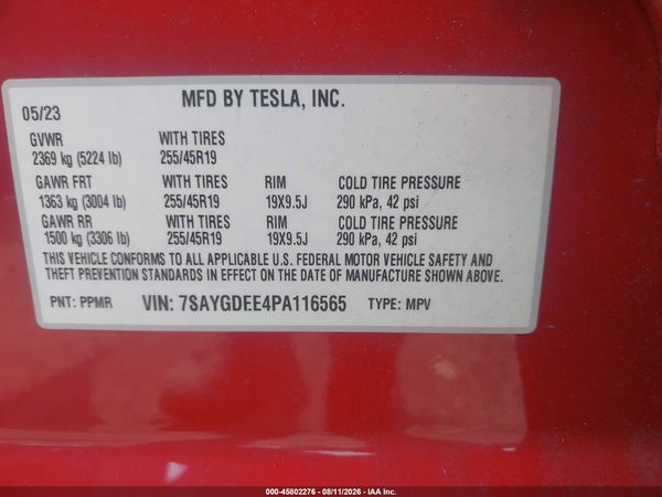 2023 TESLA MODEL Y