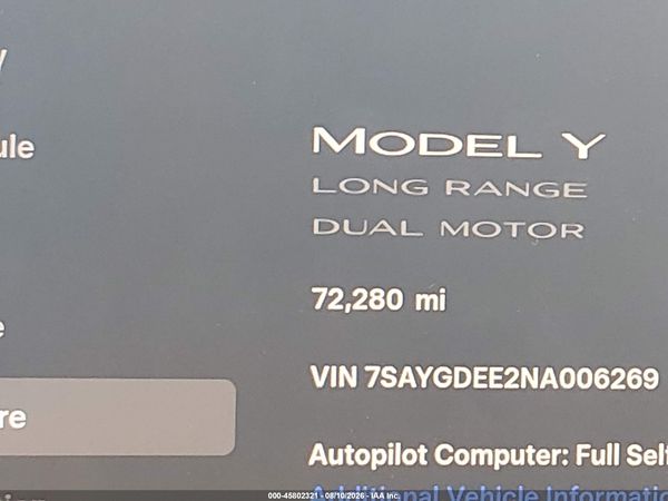 2022 TESLA MODEL Y