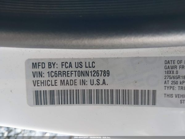 2022 RAM 1500 BIG HORN  4X2 5'7 BOX