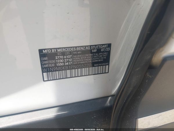 2023 MERCEDES-BENZ EQB 300 SUV 4MATIC