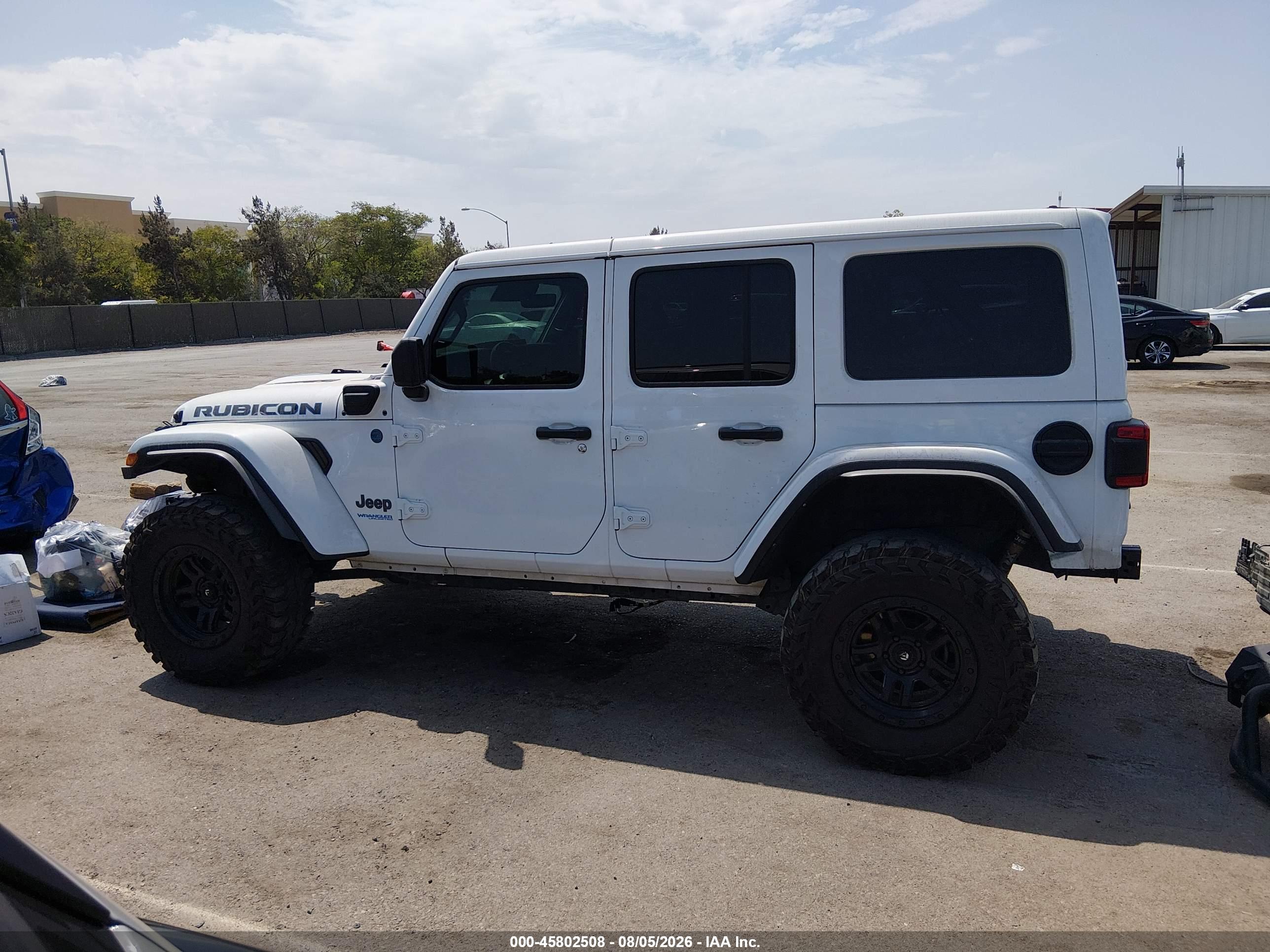 2021 JEEP WRANGLER 4XE UNLIMITED RUBICON 4X4