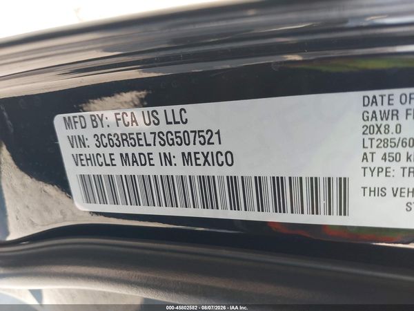 2025 RAM 2500
