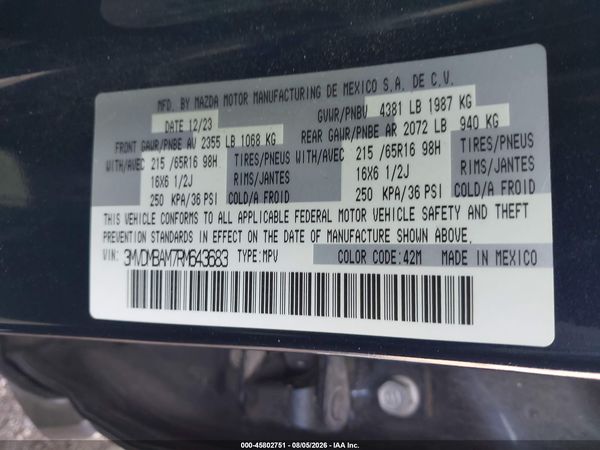 2024 MAZDA CX-30 2.5 S