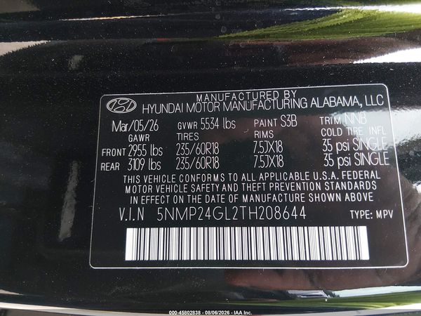 2026 HYUNDAI SANTA FE SEL