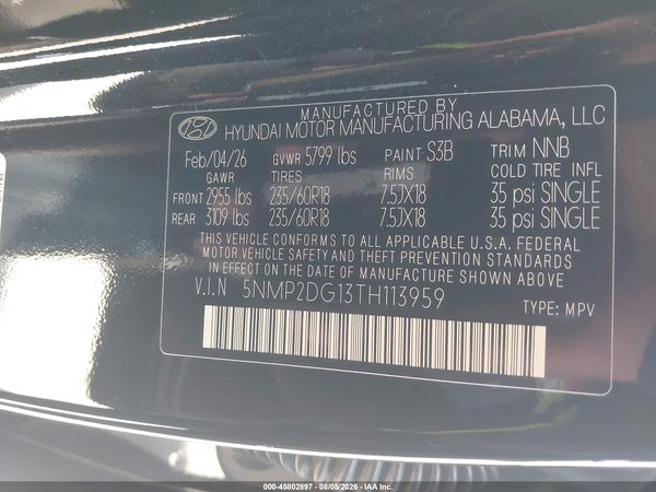 2026 HYUNDAI SANTA FE HYBRID SEL