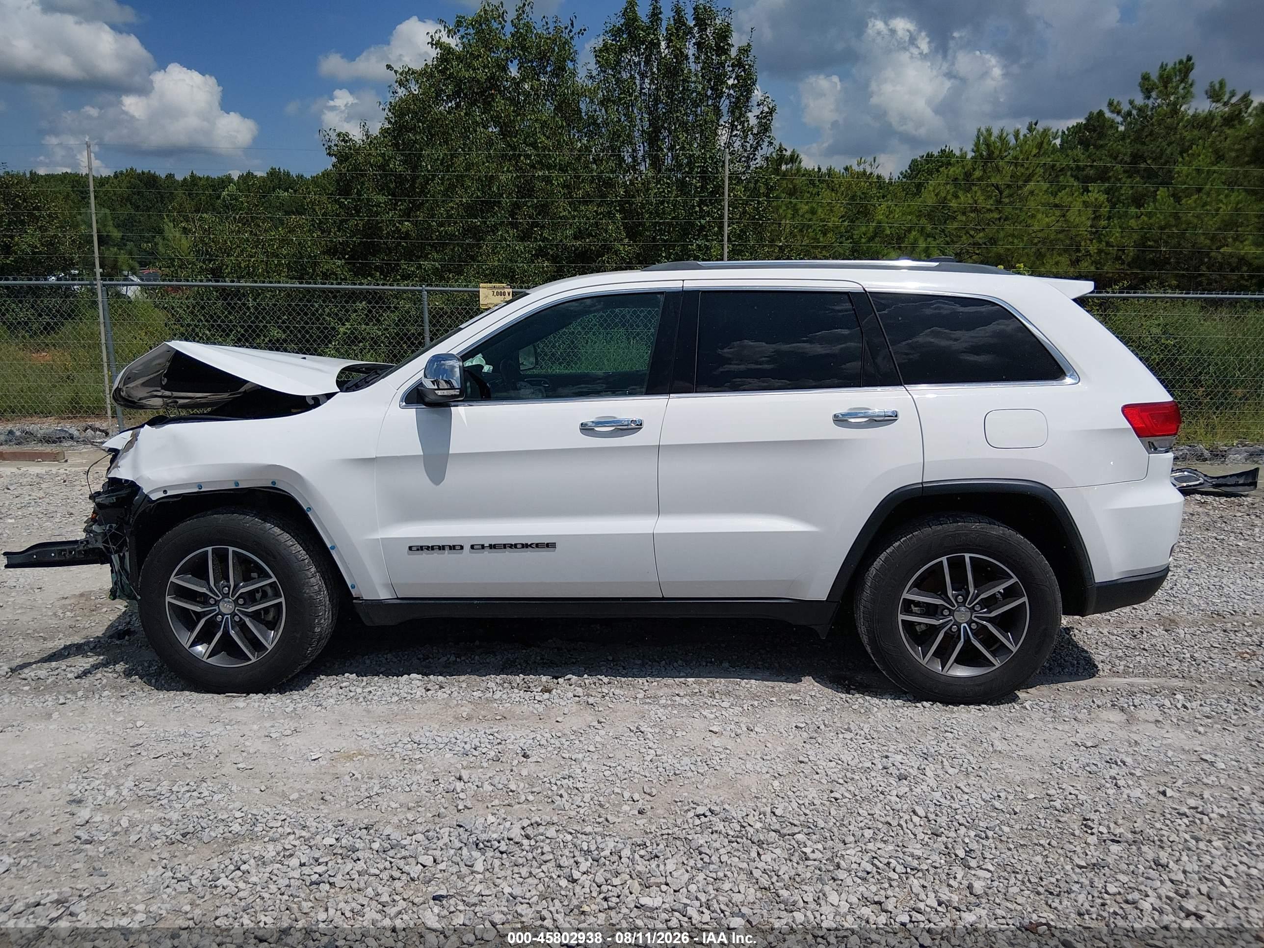 2018 JEEP GRAND CHEROKEE LIMITED 4X2