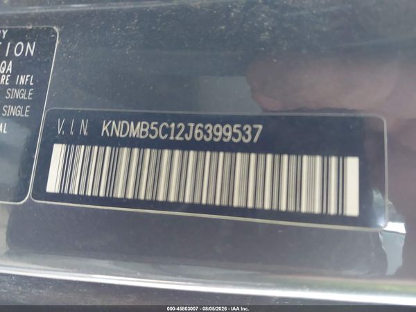 2018 KIA SEDONA LX