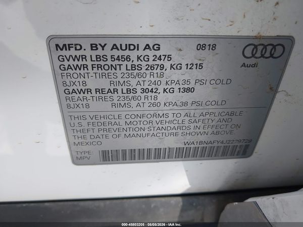 2018 AUDI Q5