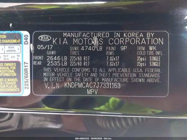 2018 KIA SPORTAGE LX