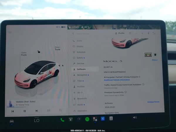 2023 TESLA MODEL 3 REAR-WHEEL DRIVE