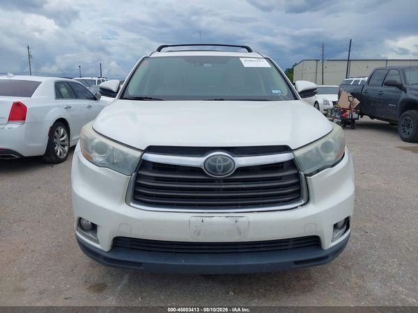 2016 TOYOTA HIGHLANDER LIMITED PLATINUM V6
